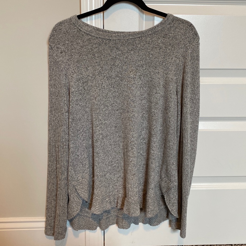 Gray cozy sweater